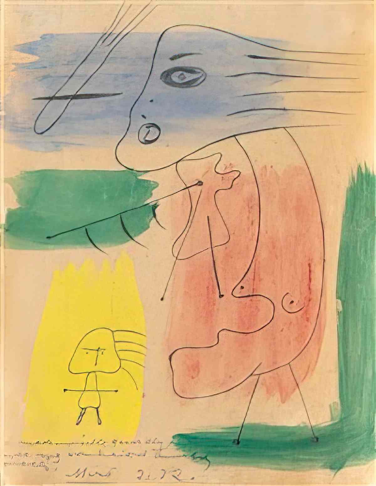 Joan Miro sans titre131 Art A4 Photo Print