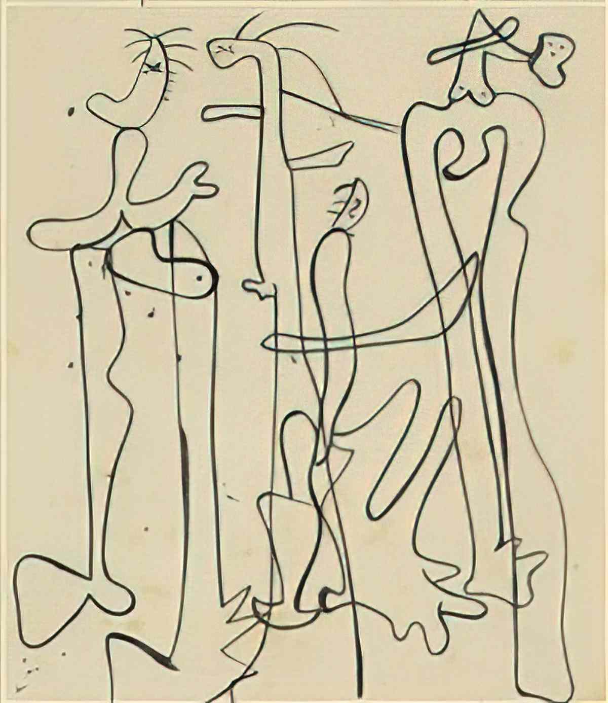 Joan Miro sans titre186 Art A4 Photo Print