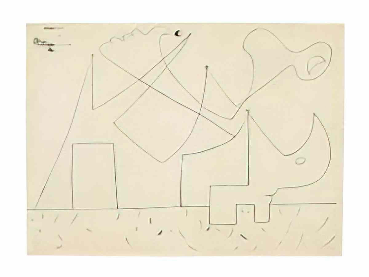 Joan Miro sans titre210 Art A4 Photo Print