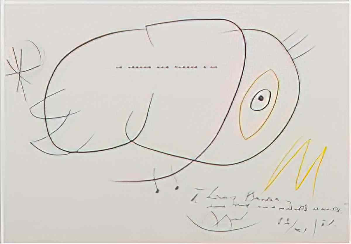 Joan Miro sans titre216 Art A4 Photo Print