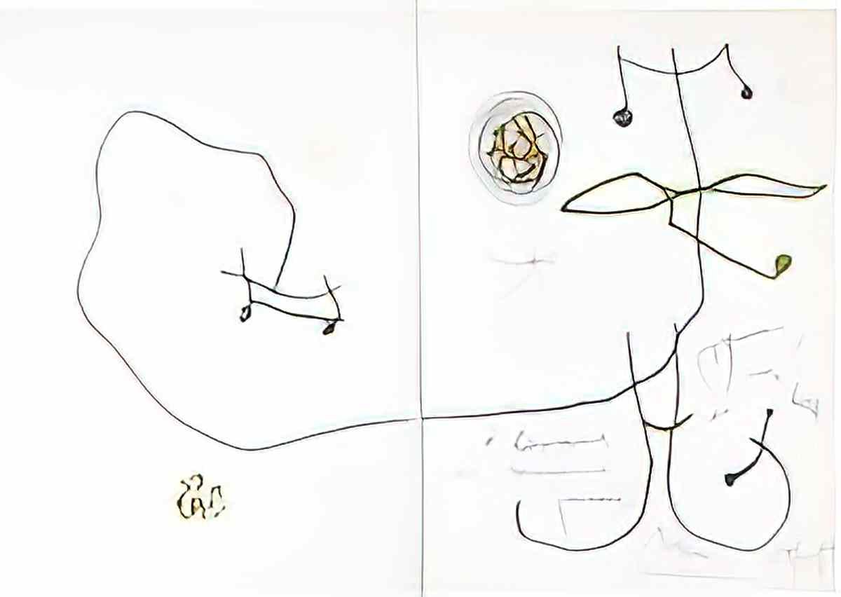 Joan Miro senza titolo13 Art A4 Photo Print
