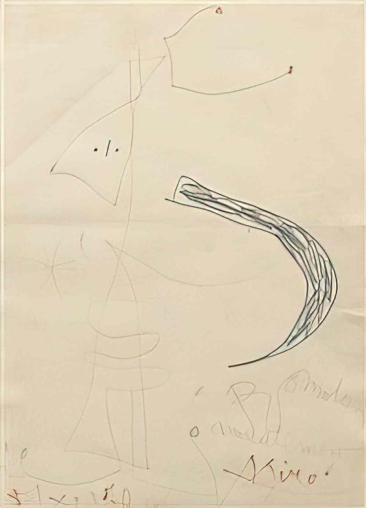 Joan Miro sans titre246 Art A4 Photo Print