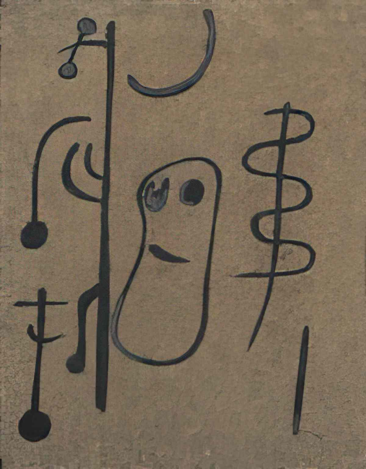 Joan Miro signes et figurations Art A4 Photo Print
