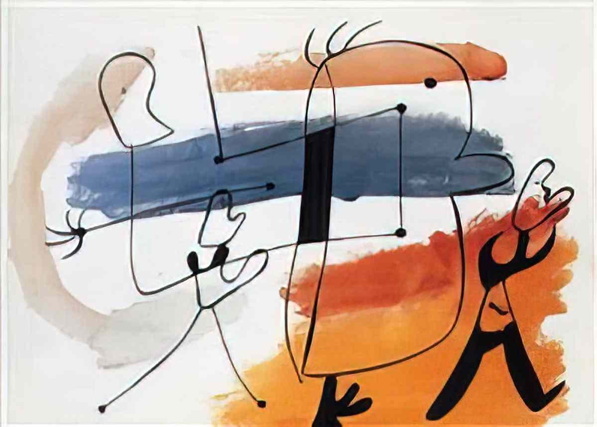 Joan Miro signes et figurations6 Art A4 Photo Print