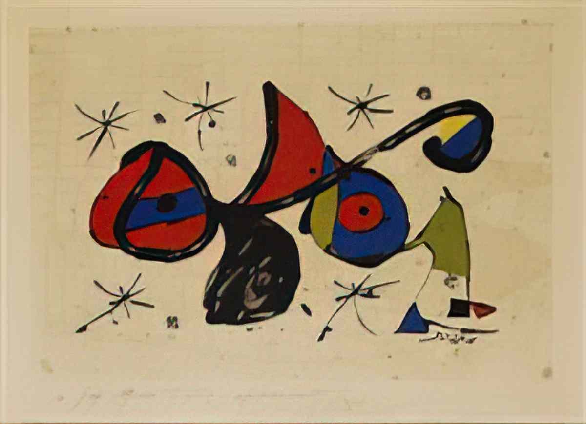 Joan Miro sans titre286 Art A4 Photo Print