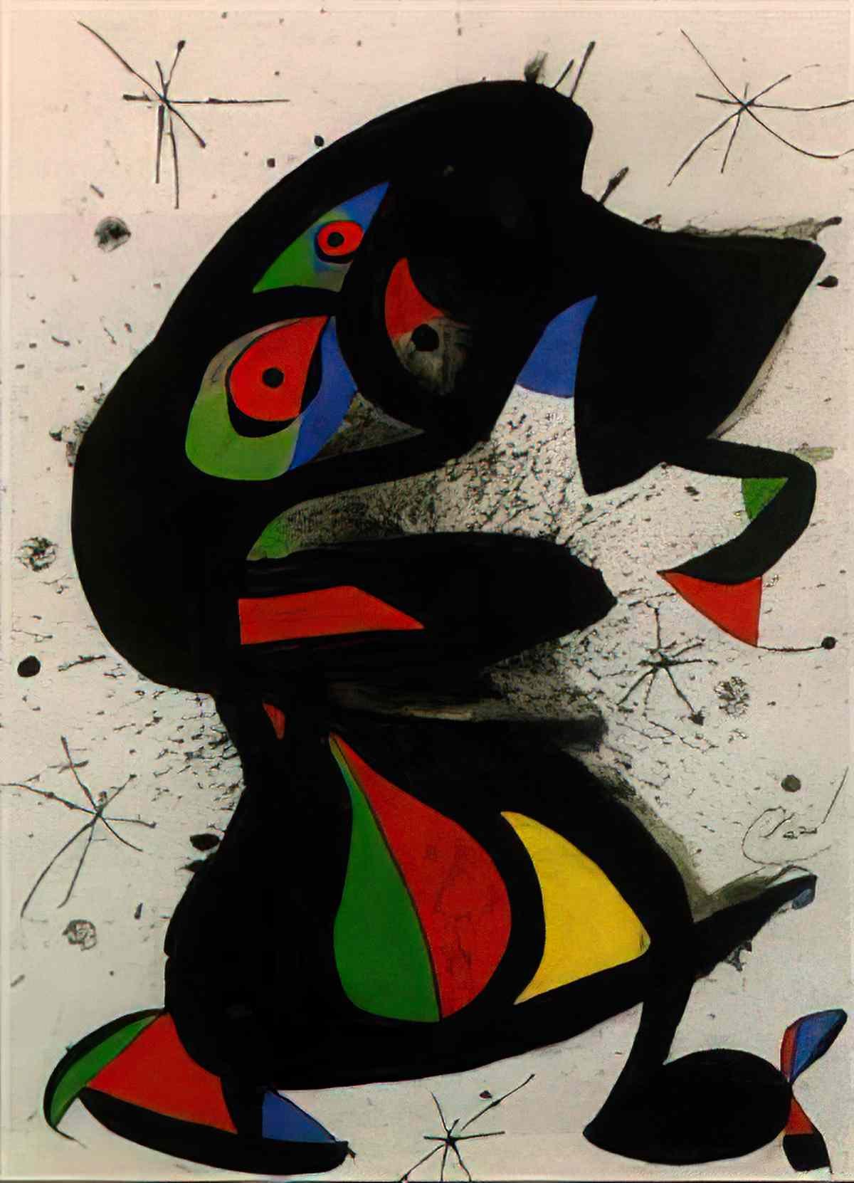 Joan Miro sans titre270 Art A4 Photo Print