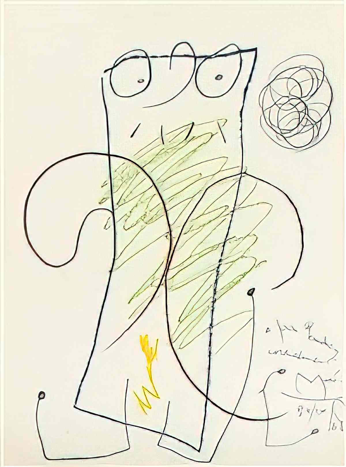Joan Miro sans titre271 Art A4 Photo Print