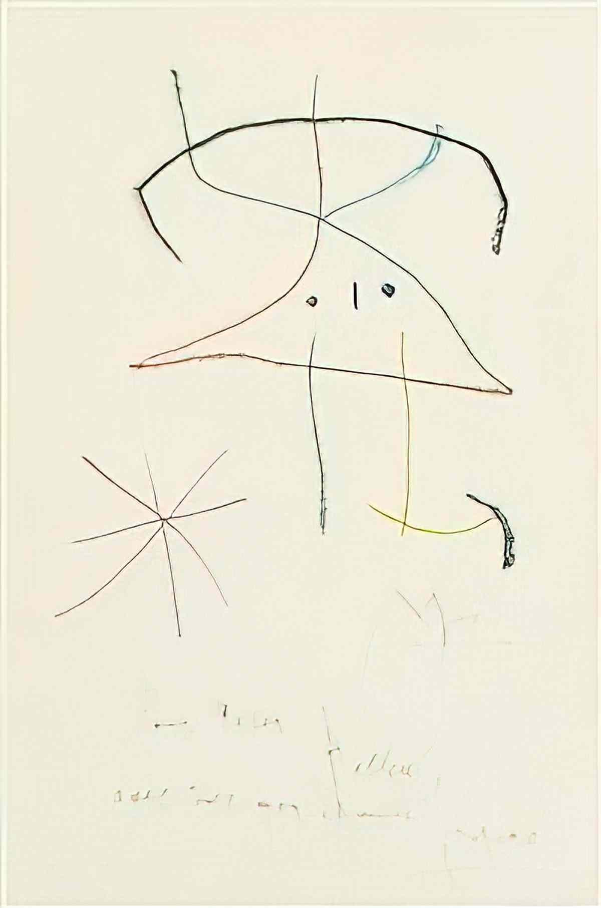 Joan Miro sans titre272 Art A4 Photo Print
