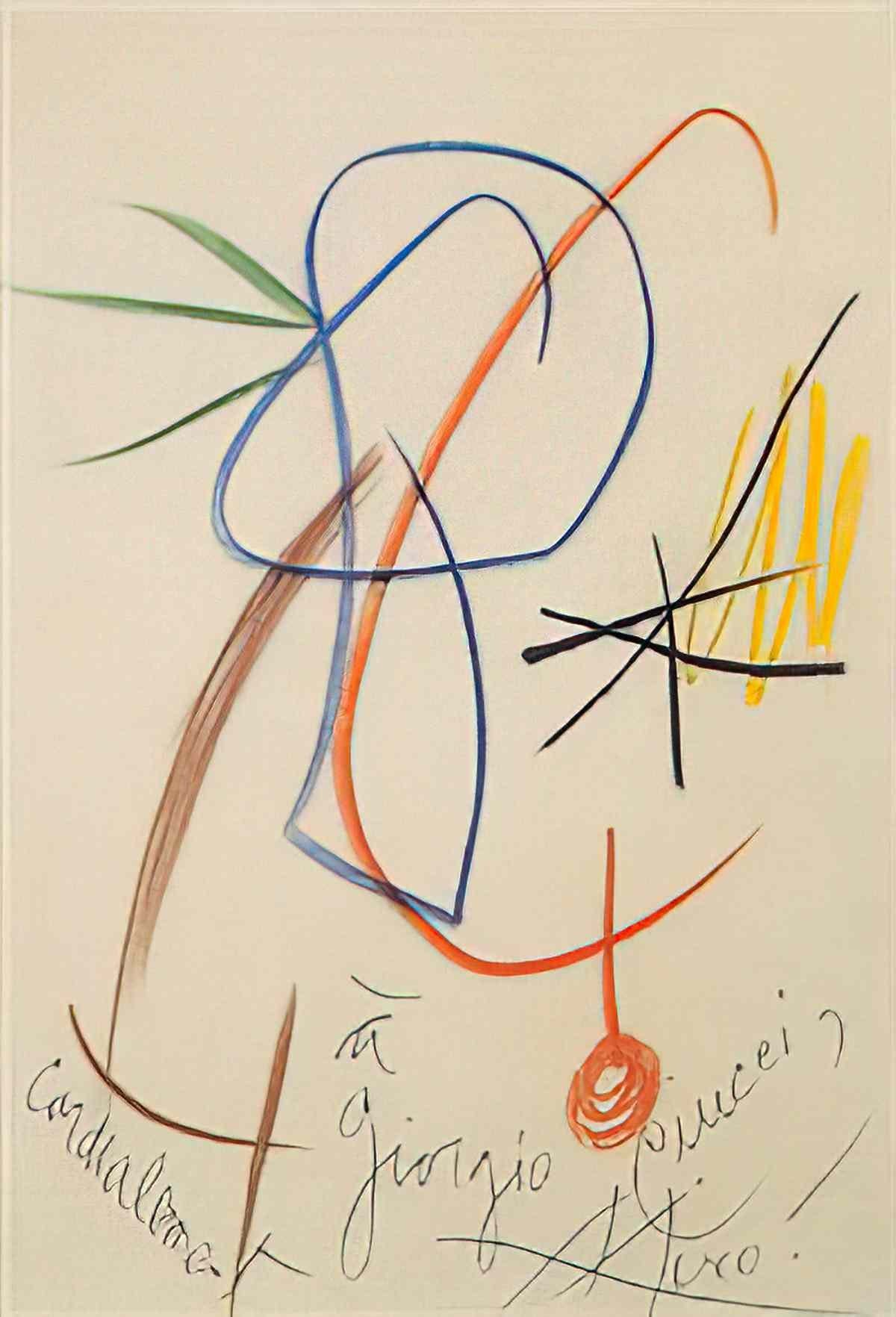 Joan Miro sans titre276 Art A4 Photo Print
