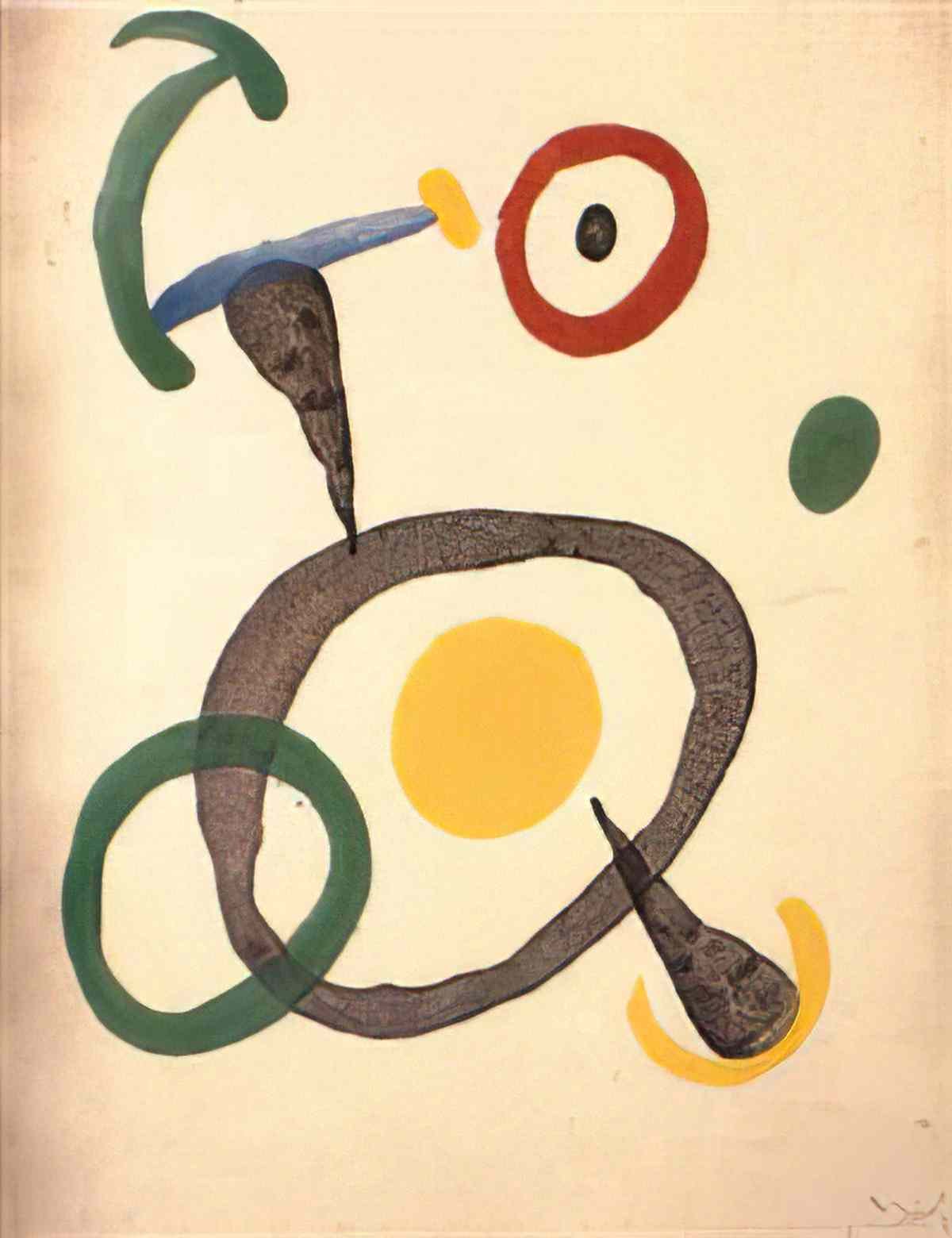 Joan Miro sans titre277 Art A4 Photo Print