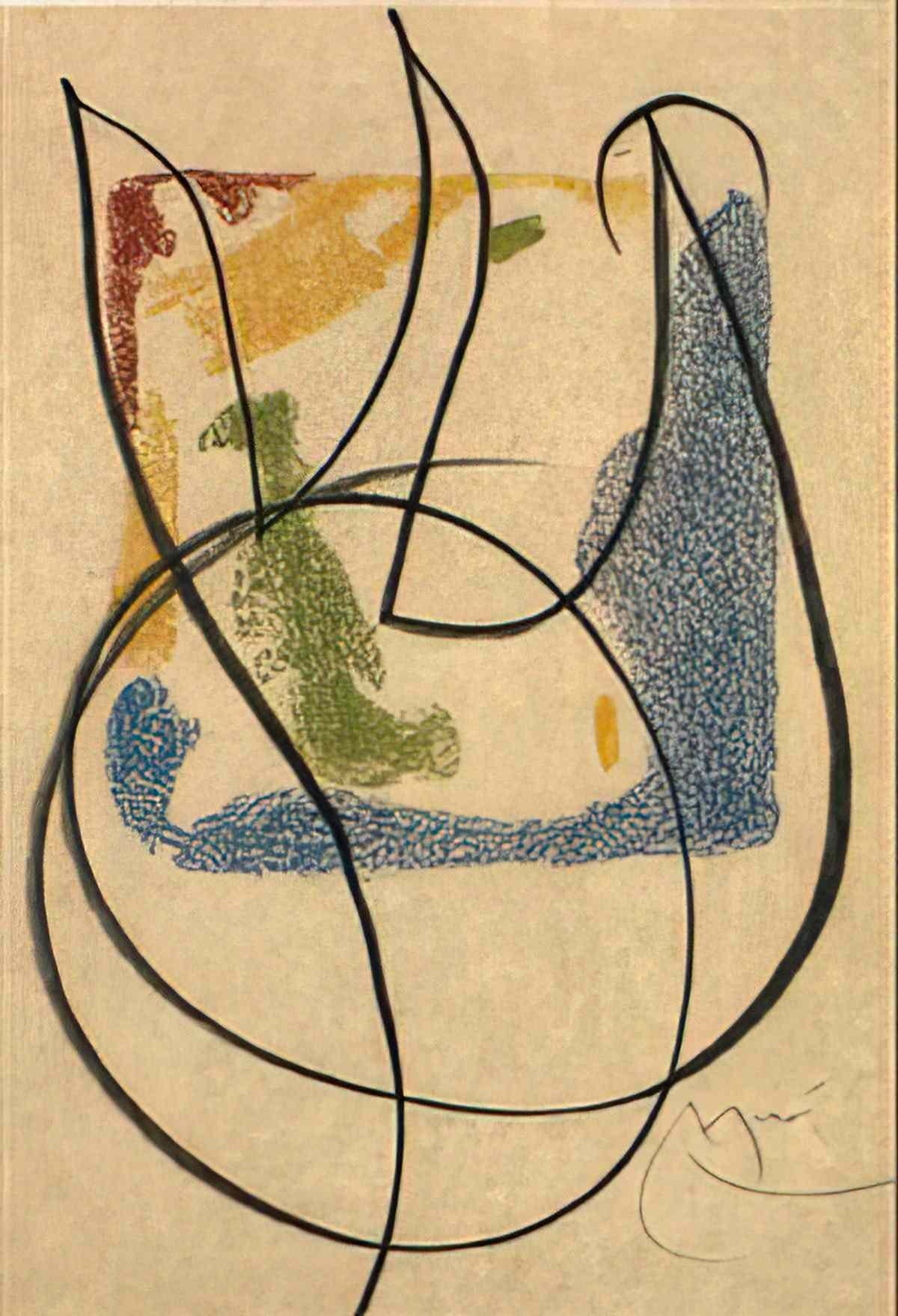 Joan Miro sans titre278 Art A4 Photo Print