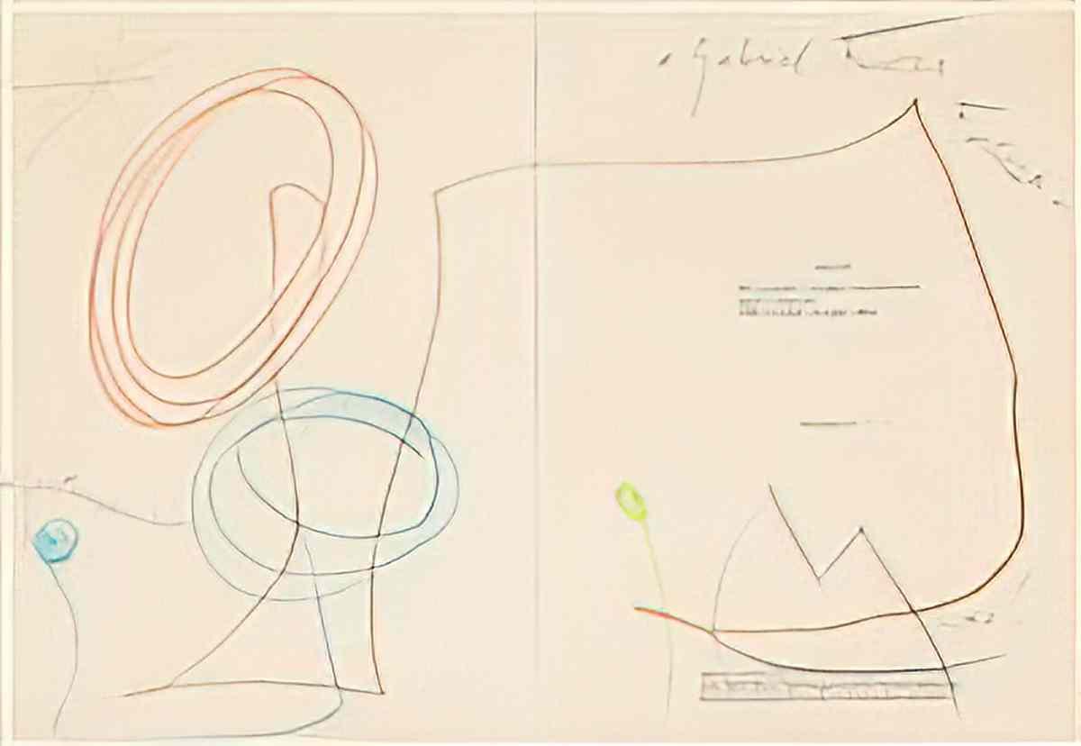 Joan Miro sans titre281 Art A4 Photo Print