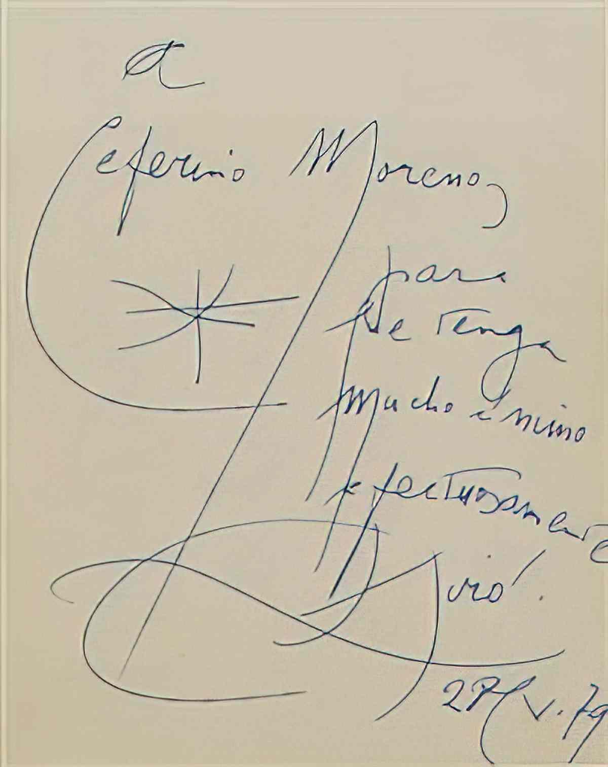 Joan Miro sans titre284 Art A4 Photo Print