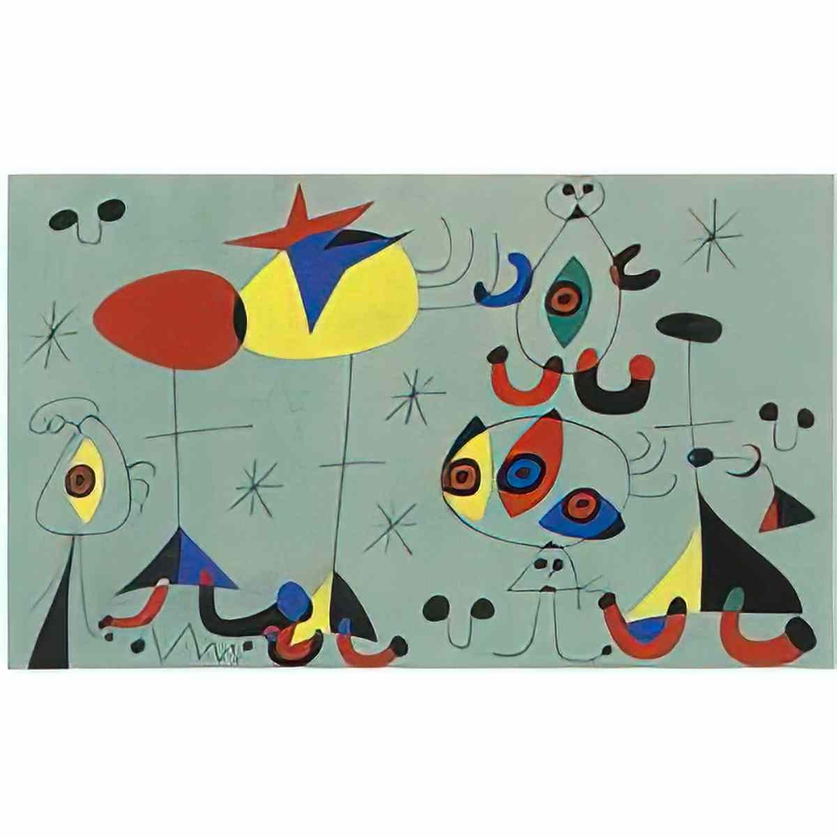 Joan Miro sans titre298 Art A4 Photo Print