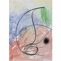 Joan Miro tete dans la nuit ii Art A4 Photo Print