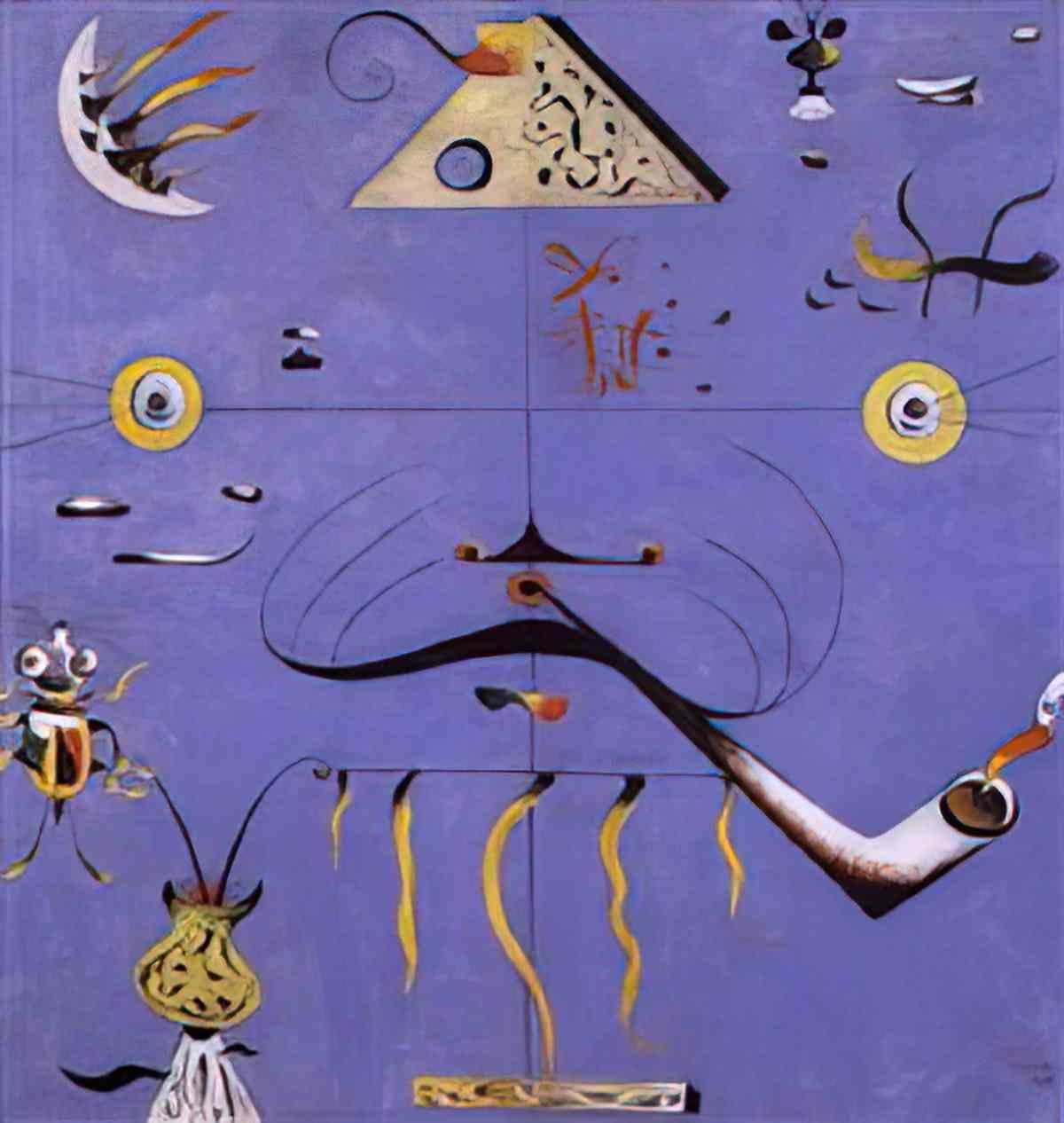 Joan Miro tete de paysan catalan Art A4 Photo Print