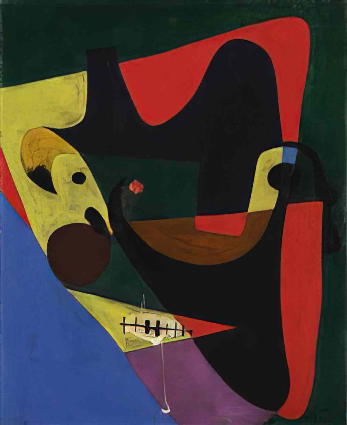 Joan Miro tete dhomme1 Art A4 Photo Print