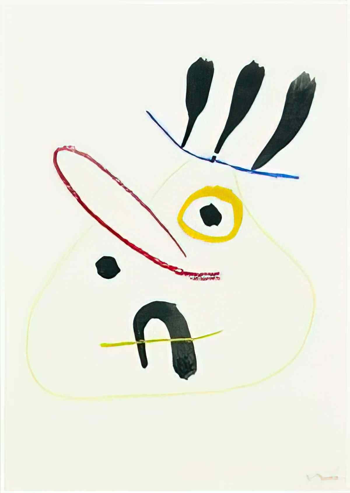 Joan Miro sans titre64 Art A4 Photo Print