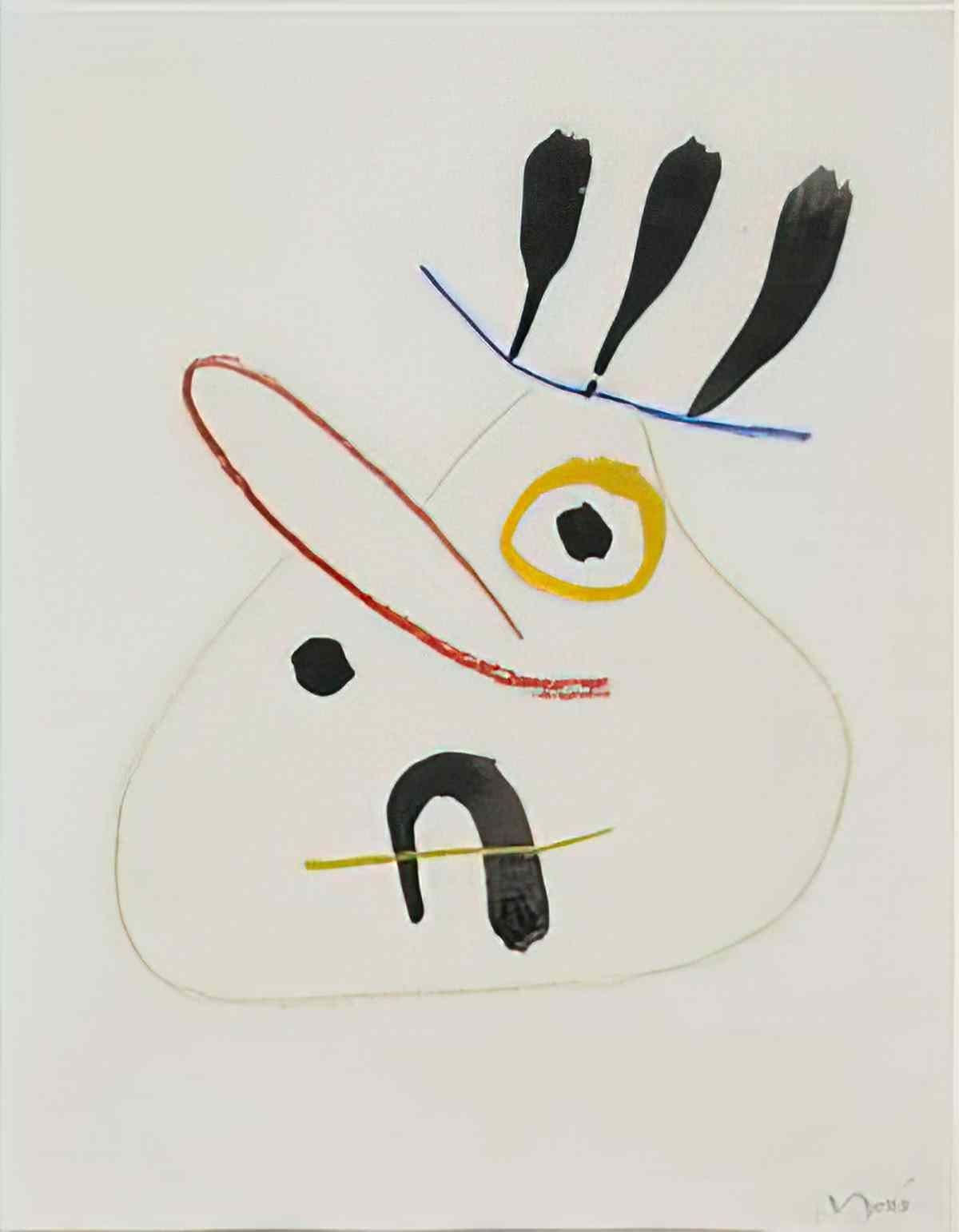 Joan Miro sans titre65 Art A4 Photo Print