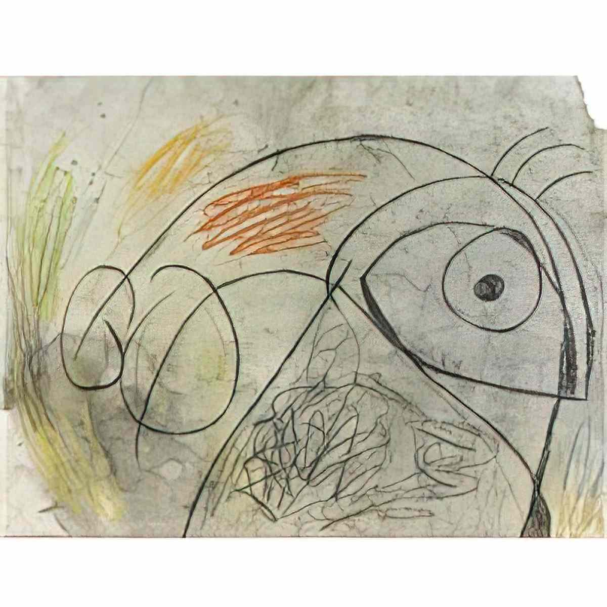 Joan Miro sans titre75 Art A4 Photo Print