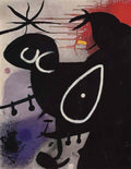 Joan Miro tete oiseau letoile Art A4 Photo Print