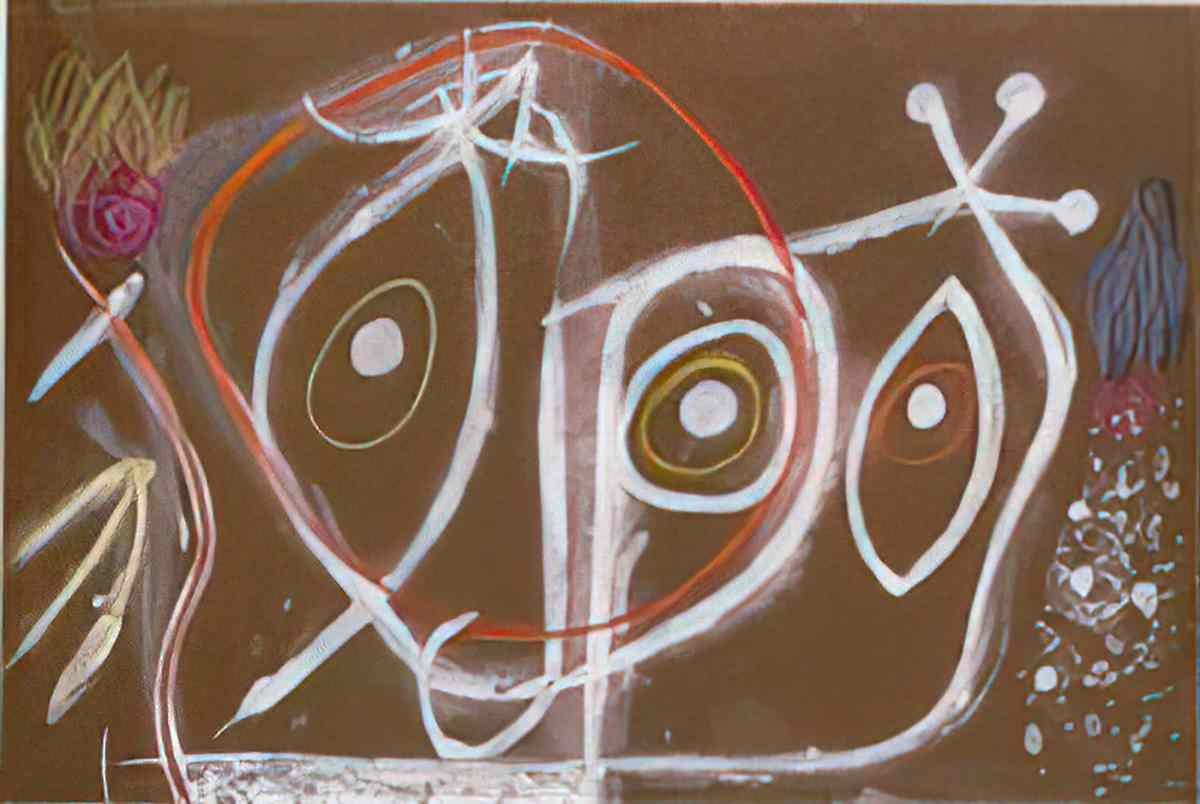 Joan Miro senza titolo1 Art A4 Photo Print