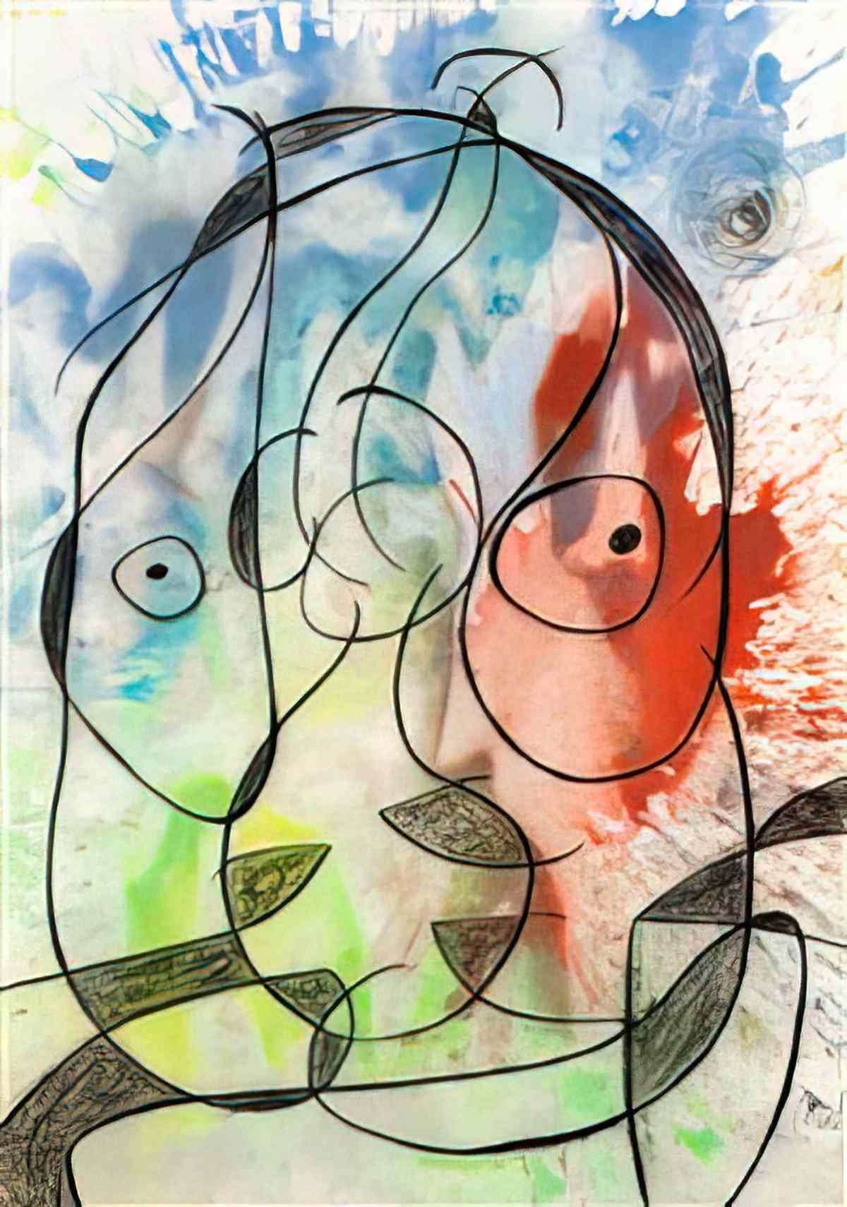 Joan Miro senza titolo12 Art A4 Photo Print