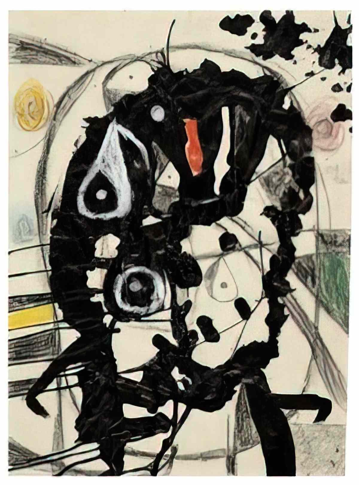 Joan Miro senza titolo13 Art A4 Photo Print