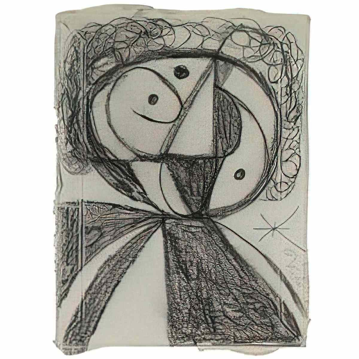 Joan Miro senza titolo5 Art A4 Photo Print