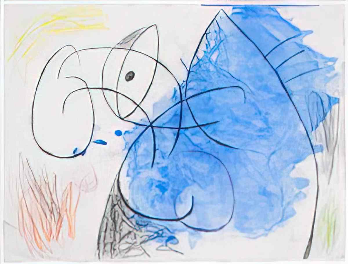 Joan Miro senza titolo7 Art A4 Photo Print