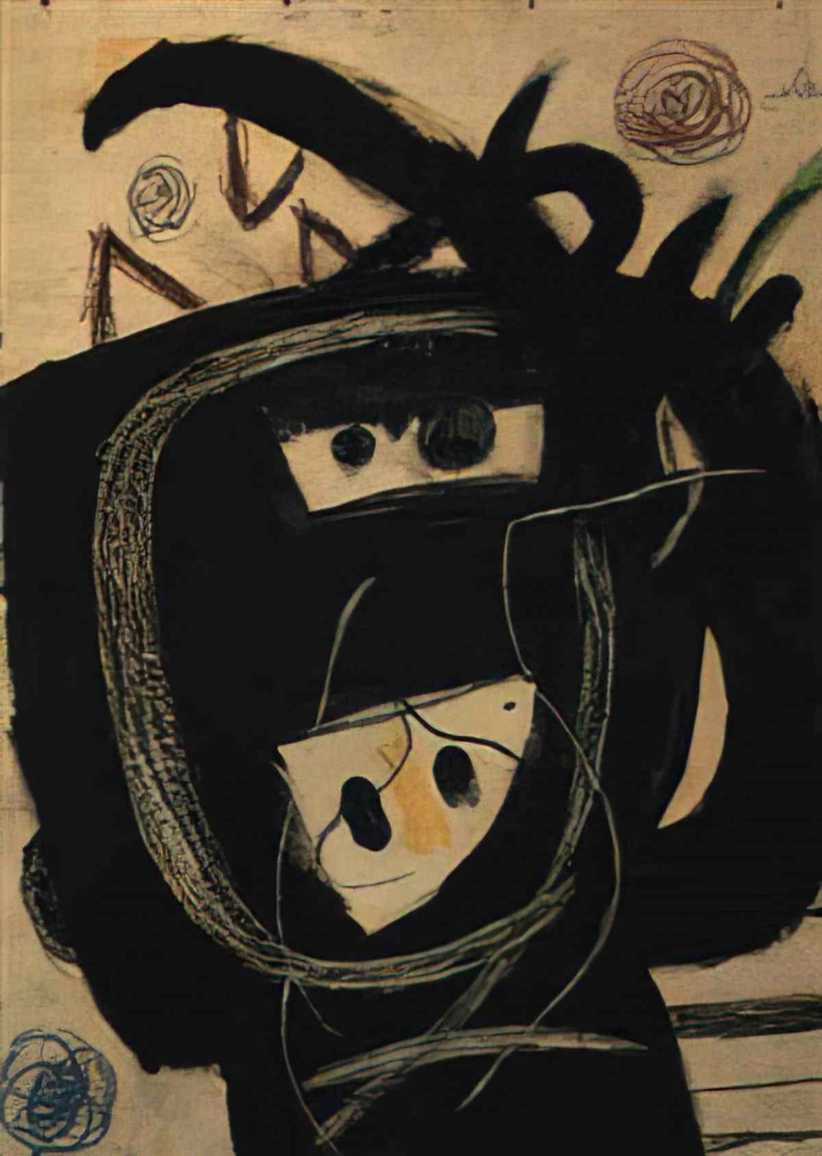 Joan Miro signes et figuration Art A4 Photo Print