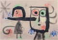 Joan Miro trois personnages 2 Art A4 Photo Print