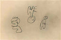 Joan Miro trois personnages2 Art A4 Photo Print