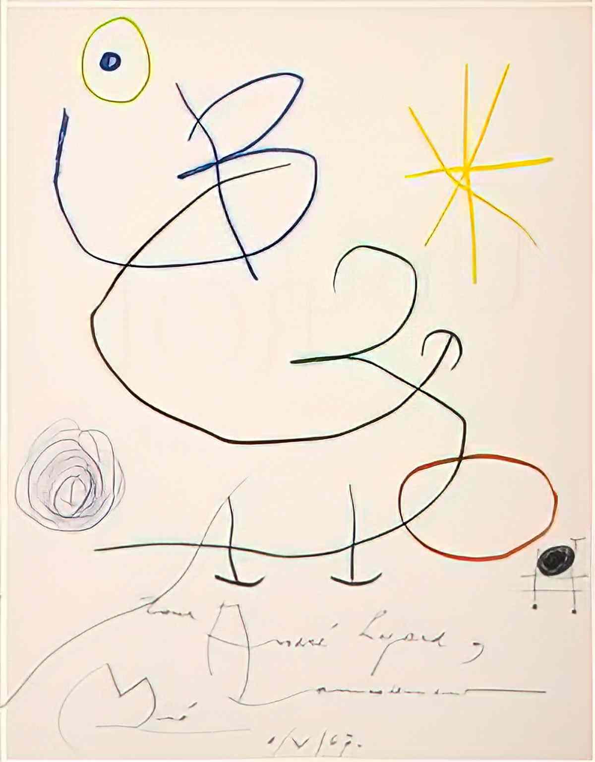 Joan Miro sin titulo2 Art A4 Photo Print