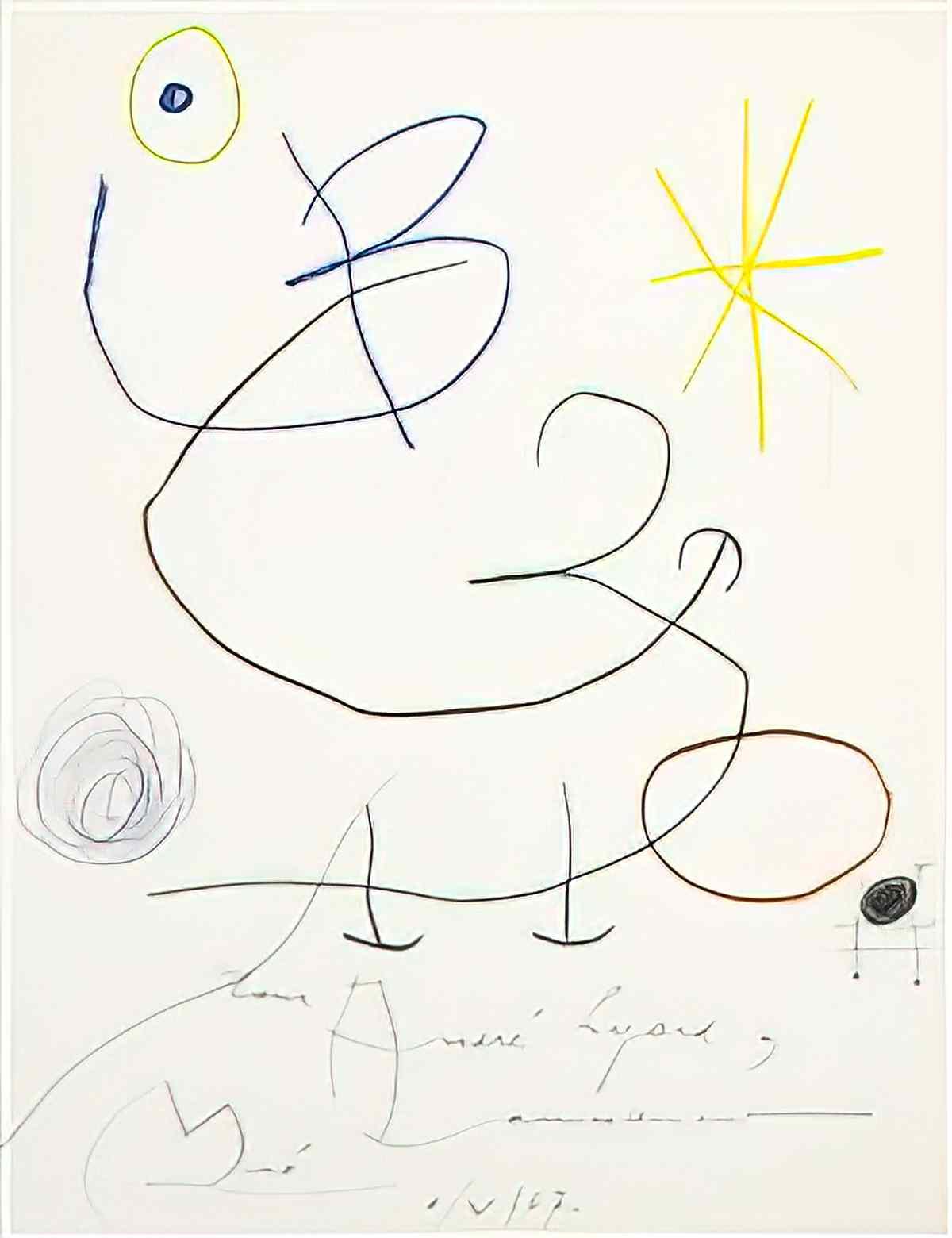 Joan Miro sin titulo4 Art A4 Photo Print