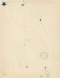 Joan Miro souris rouge a la mantille Art A4 Photo Print