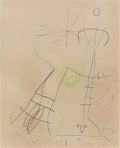 Joan Miro standing nude Art A4 Photo Print