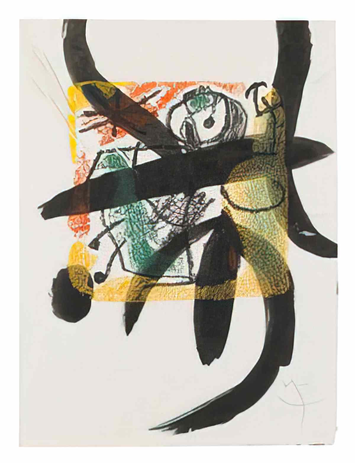 Joan Miro série liberté Art A4 Photo Print