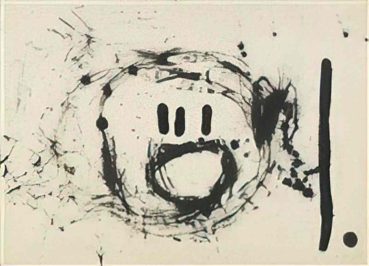 Joan Miro tete autoprotrait 1974 Art A4 Photo Print