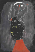 Joan Miro tete bleue et oiseau fleche1 Art A4 Photo Print