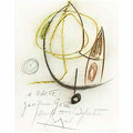 Joan Miro untitled invitation to sala gaspar Art A4 Photo Print
