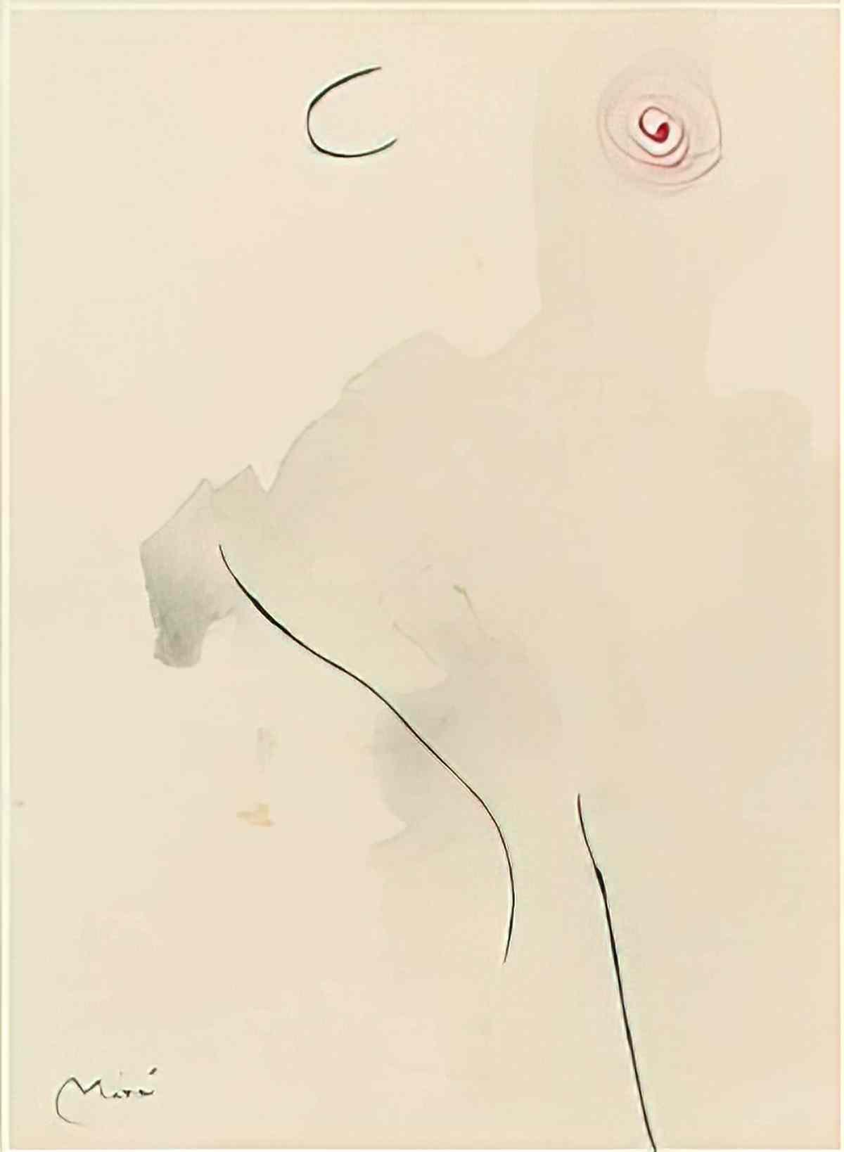Joan Miro tete de petite fille Art A4 Photo Print