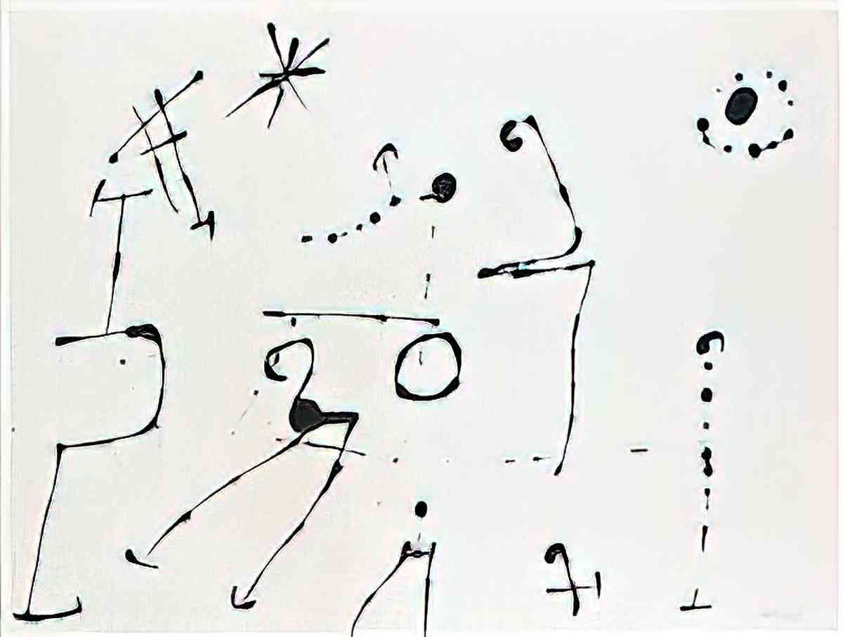 Joan Miro tete de petite fille1 Art A4 Photo Print
