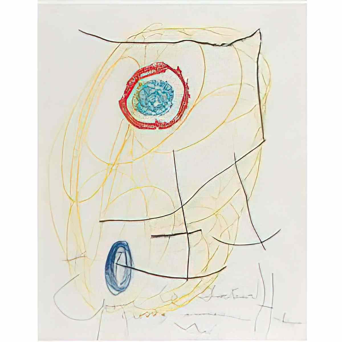 Joan Miro tete dubu Art A4 Photo Print