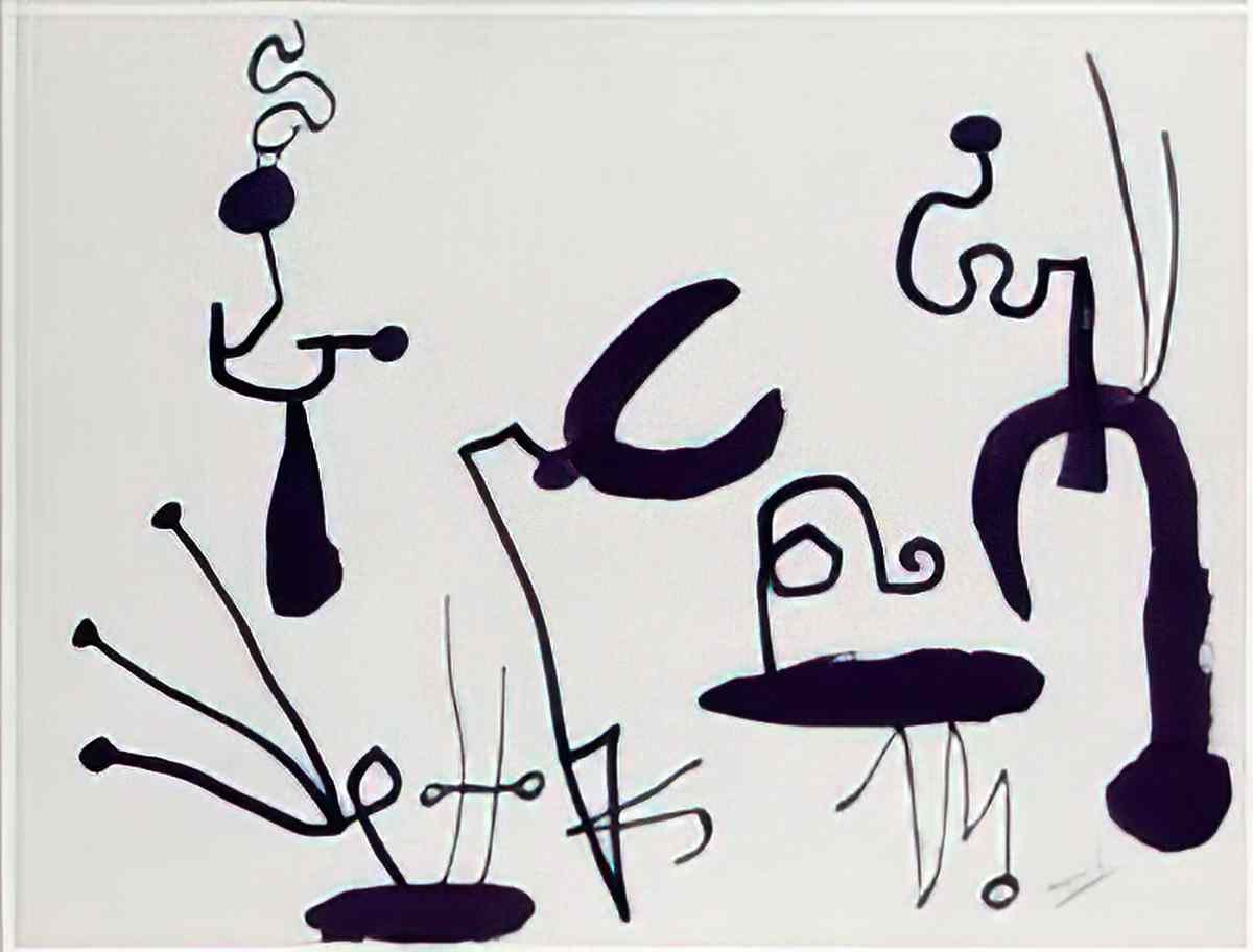 Joan Miro tete ii Art A4 Photo Print