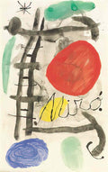 Joan Miro tete oiseau etoile Art A4 Photo Print