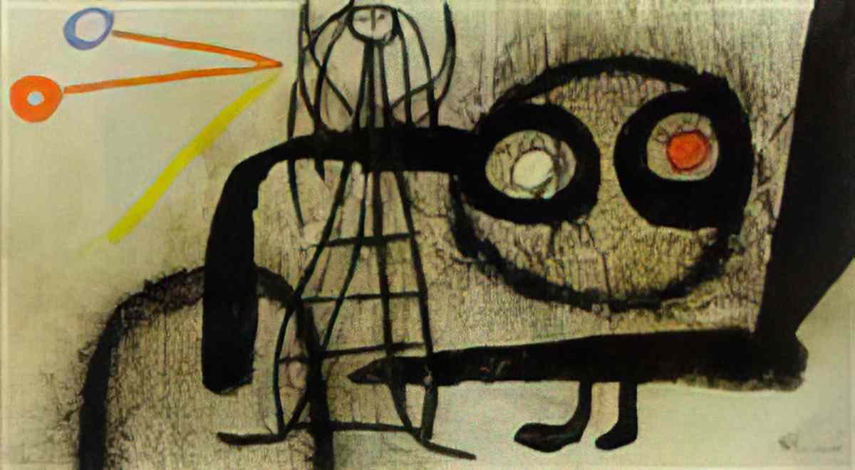 Joan Miro tete19 Art A4 Photo Print