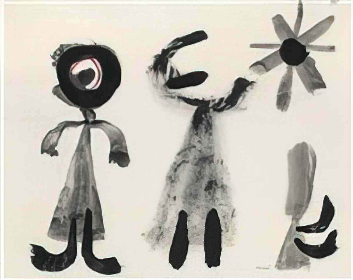 Joan Miro tete26 Art A4 Photo Print