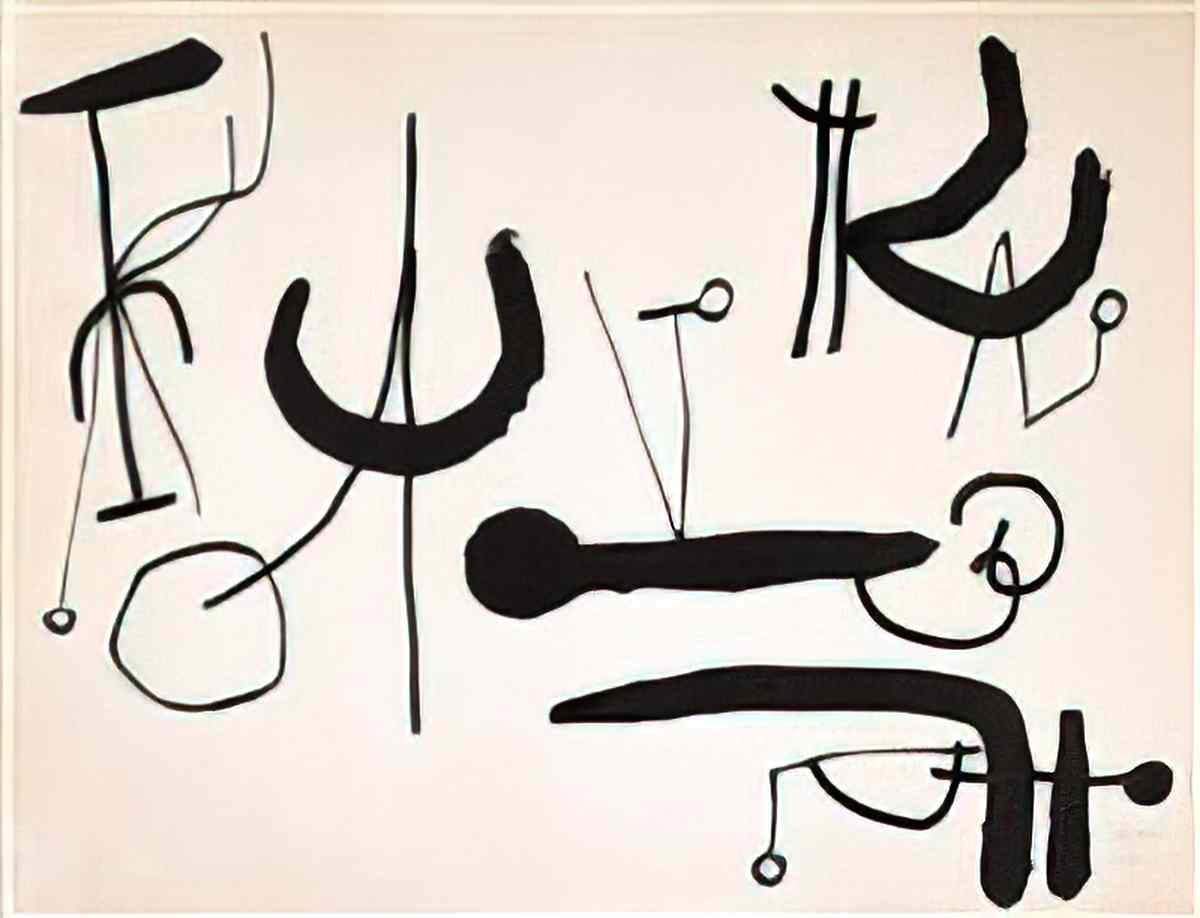 Joan Miro tete41 Art A4 Photo Print