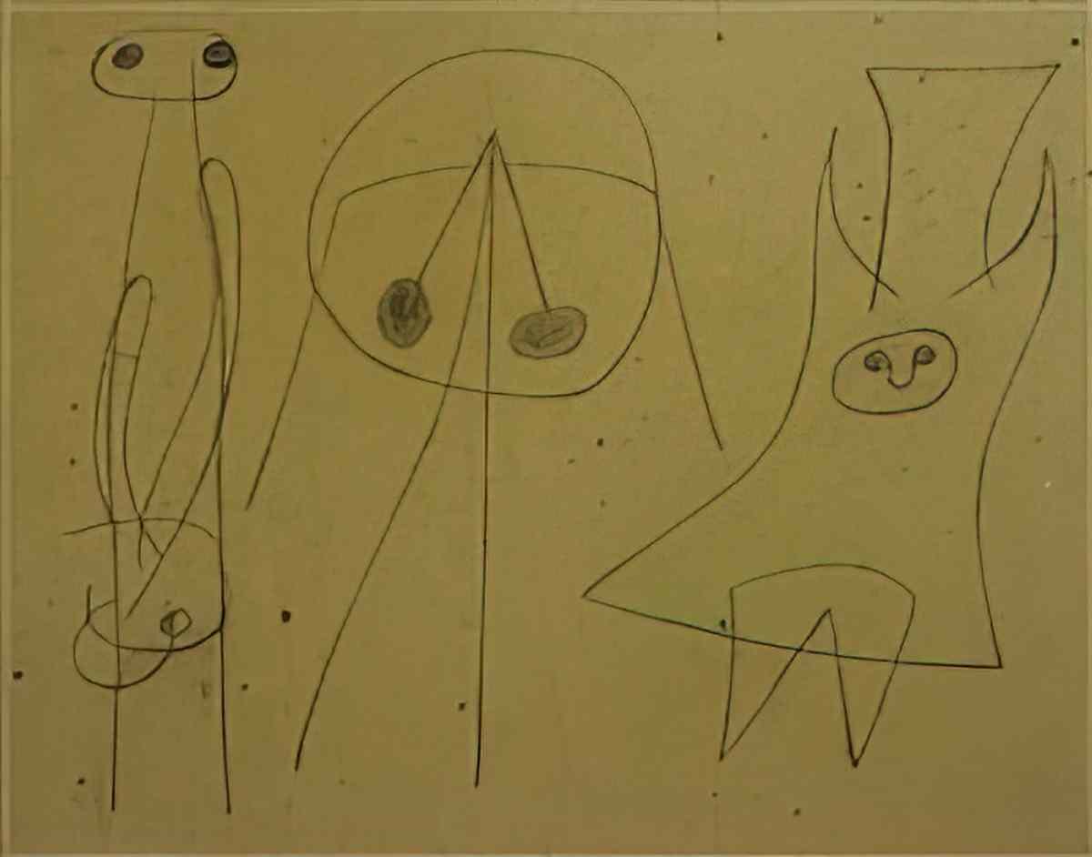 Joan Miro tete5 Art A4 Photo Print